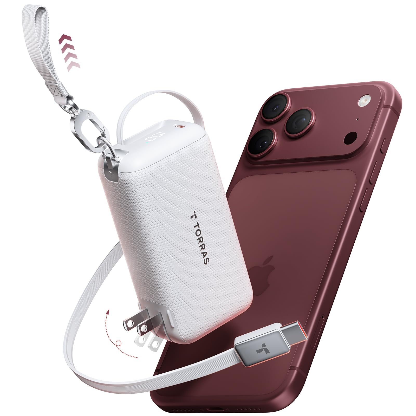 TORRAS FlexLine 3-in-1 Cube モバイルバッテリー Amazon | TORRAS FlexLine 3in1 Cube モバイルバッテリー コンセント一